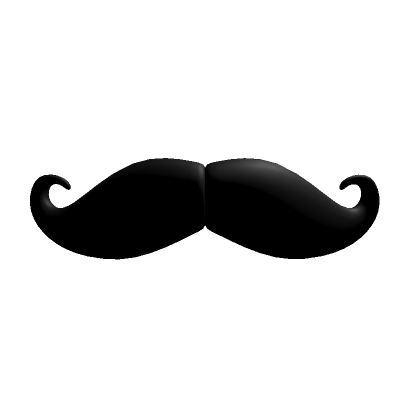 兩 Dark Thick Mustache - Roblox