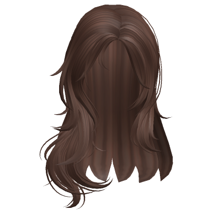 Messy Anime Hair in Brown - Roblox