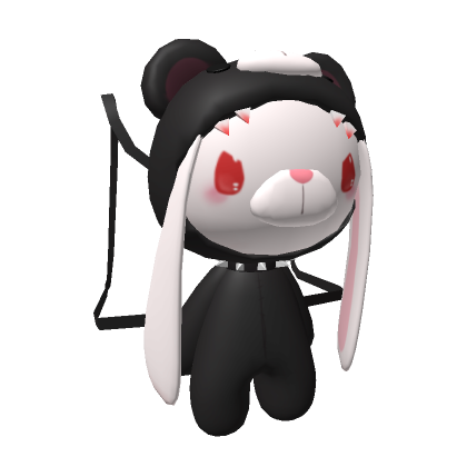 Y2K Black Bunny Backpack 1.0 Roblox Item Rolimon s