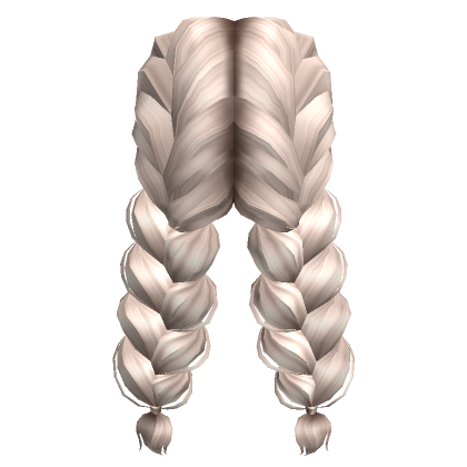 Roblox Item Large French Braids in Blonde