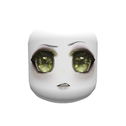 Roblox Item Emerald Eyes Makeup in White