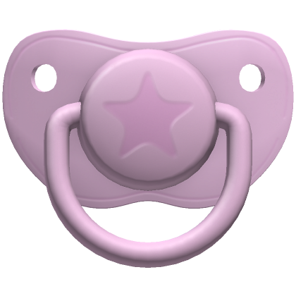 Roblox Item Baby Pink Star Pacifier