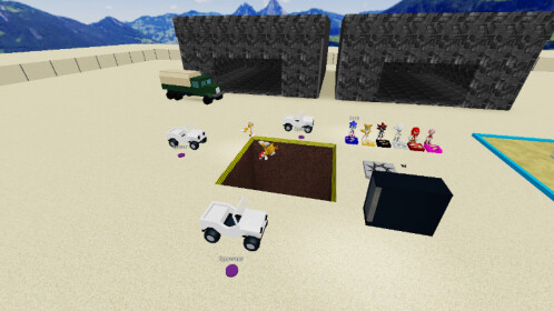 Area 51 Sonic Exe and Tails - Roblox