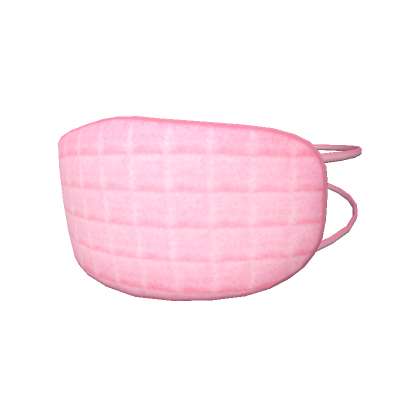 Roblox Item Pink Quilted Face Mask