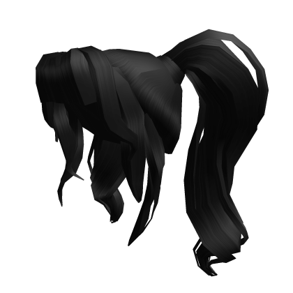 Black Curly Pigtails w/ Bangs | Roblox Item - Rolimon's