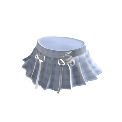 Blue plaid new arrivals skirt roblox