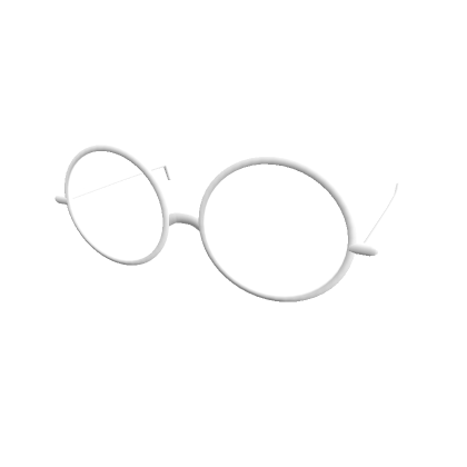 Circle white glasses new arrivals