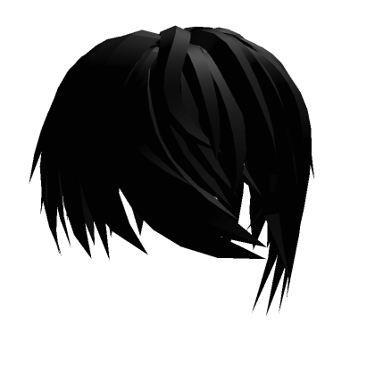 Emo Boy's Hair in Black - Roblox
