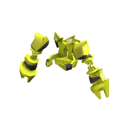 Roblox Item [Moves!] Yellow Mech Arms Suit V2