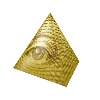 Golden Illuminati Head Roblox Png
