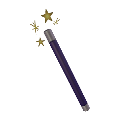 Roblox Item Magician's Wand Backpack