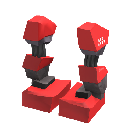 Roblox Item [Moves!] Red Mech Legs Suit 