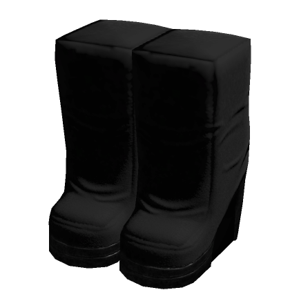 Roblox Item (3.0) Black Thigh High Boots