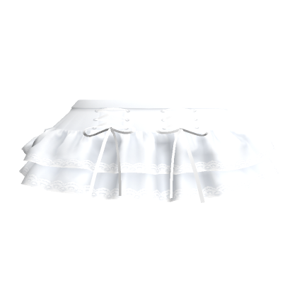 Chibi Ruffled Lace Skirt White Roblox Item Rolimon s