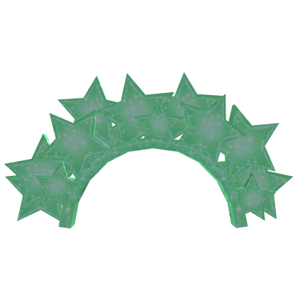 Roblox Item Twinkle Star Headband Green