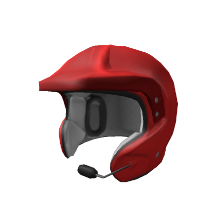 Roblox Item Rally Sport Helmet (Red)