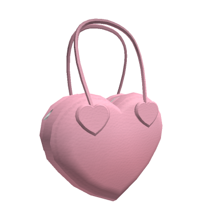 Roblox Item Lovely Hearts Shoulder Bag Pink
