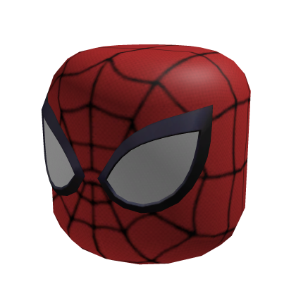 Spider Super Hero Mask - Red - Dynamic Head