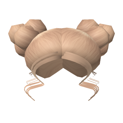 Blonde Sleek Space Buns | Roblox Item - Rolimon's