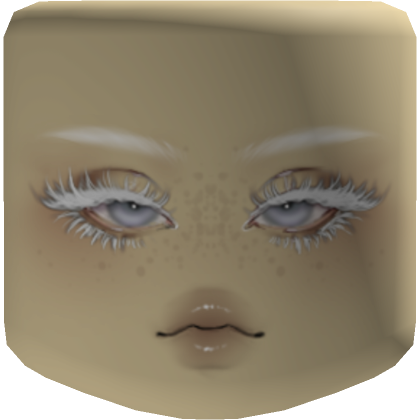 Roblox Item Frosty Lashes Makeup Pale Skin Tone