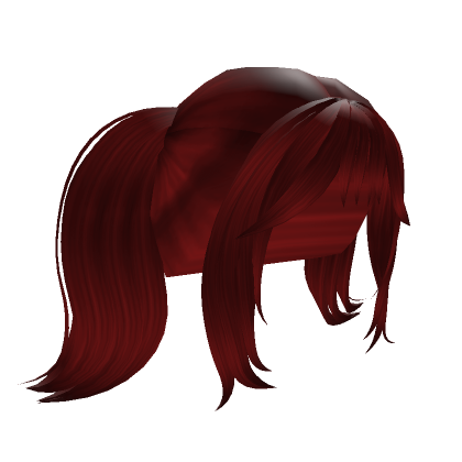 Roblox Item Y2K Aesthetic Pigtails Red