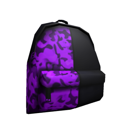 Kids Bape Purple Camo Backpack - Purple