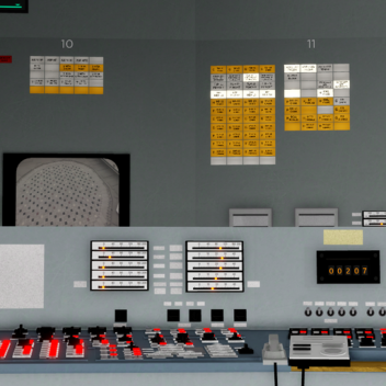 Sala de controle nº 4 do reator nuclear de Chernobyl