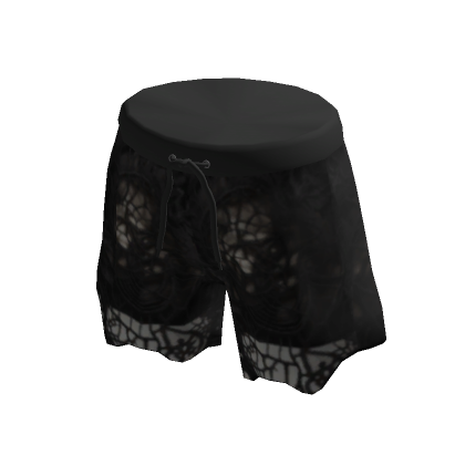Black ripped store shorts roblox