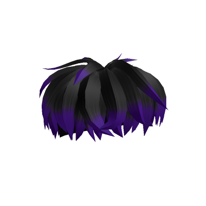 Cool Black To Purple Boy Hair | Roblox Item - Rolimon'S