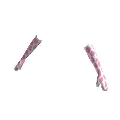 Roblox Item cow gloves pink