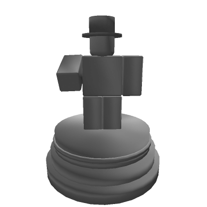 Roblox Item Silver Statue Of Awesome!
