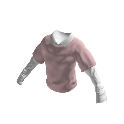 Roblox Item Pink  Sweater With White Full Sleeve