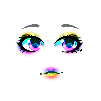 Roblox deals rainbow face