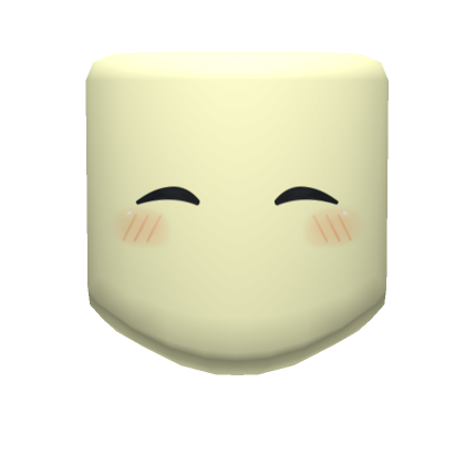 Joy Blush White Skin Mask - Roblox
