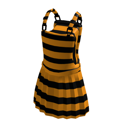 🎃 Halloween Stripe Overall Dress 🎃 | Roblox Item - Rolimon's