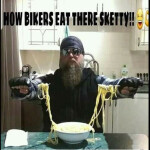 how bikers eat there sketty 😂💪 (NEW UPDATE)