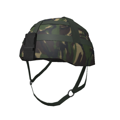 Capacete Mk7 Woodland Camo Tático - Roblox