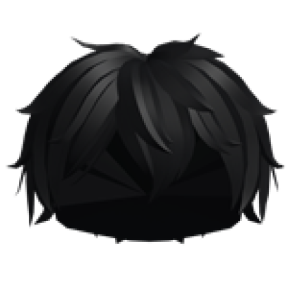 Messy Boy Hair in Black - Roblox