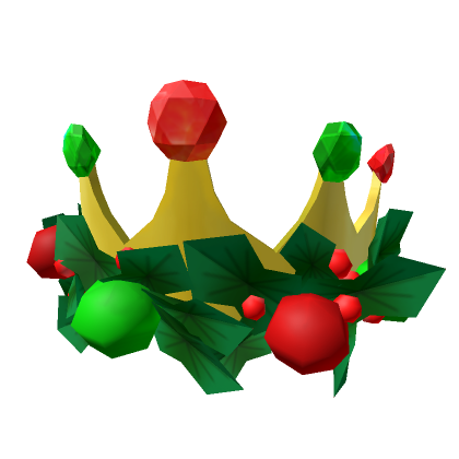 Roblox Item Holiday Holly Crown