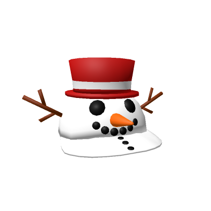 Roblox Item Top Hat Snowman Hat