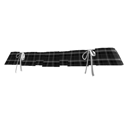 Black plaid skirt roblox sales