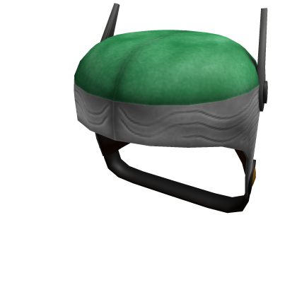 Roblox Item Green Flash Speed Skating Helmet