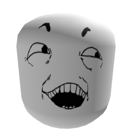Big head meme face as default face [Roblox] [Mods]
