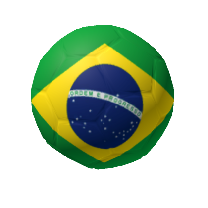 Roblox Item Brazil Flag Soccer Ball Head Helmet Football