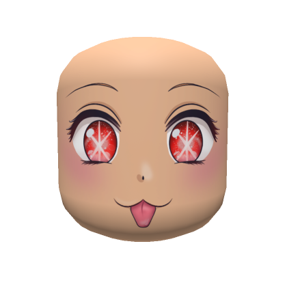Roblox Item red Galaxy Eye Tongue Out