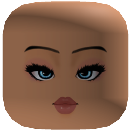 Brown MakeUp Girl Face's Code & Price - RblxTrade