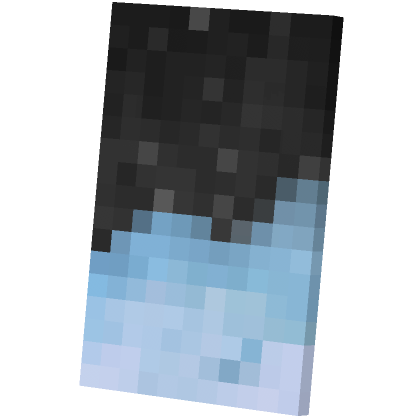 Blue Dripping Paint Pixel Cape