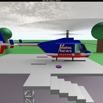 News Helicopter On Town of Robloxia
