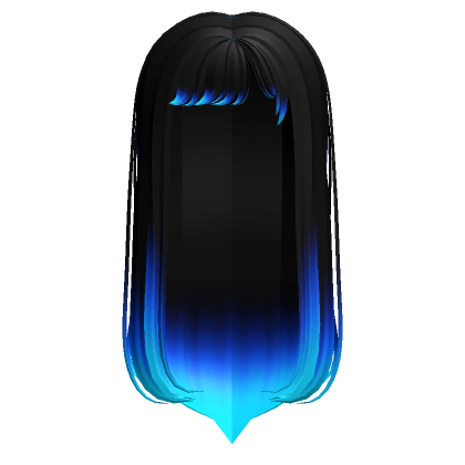 Roblox Item Anime Hair Blue
