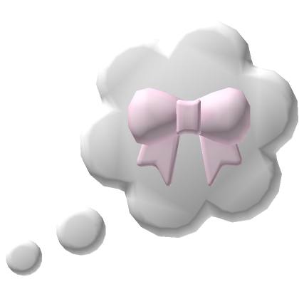 Cute Pink Bow Bubble Chat Roblox